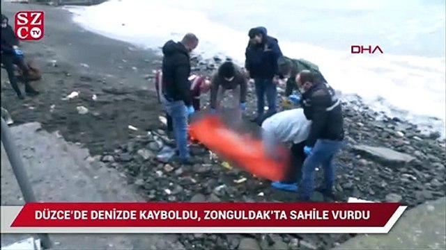 Düzce'de denizde kayboldu, Zonguldak'ta cansız bedeni sahile vurdu