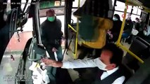 İzmit'te halk otobüsü şoförüne darp