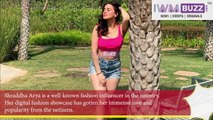 Shraddha Arya looks super sexy in a pink crop top and denim hot pants, fans can’t stop drooling