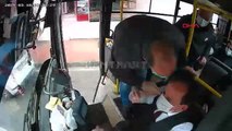 Durak dışında otobüse binen kişiyi uyaran şoför darp edildi