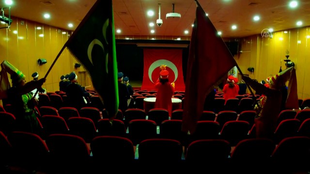 MERSİN - Kadın mehteranlar Çanakkale Deniz Zaferi'nin 106. yıl dönümüne özel klip hazırladı