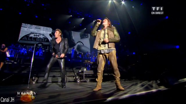 Johnny Hallyday et Florent Pagny 20 ans Bercy 2013