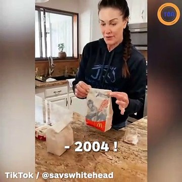 Après 17 ans, elle dévoile l'état de ses frites et de son burger McDonald's