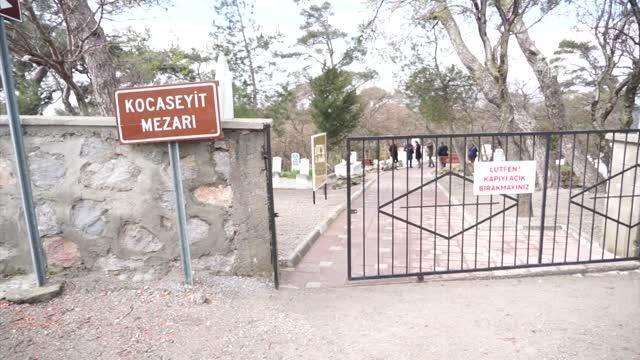 Son dakika haberleri | BALIKESİR - Çanakkale Savaşları kahramanlarından Koca Seyit mezarı başında anıldı