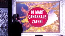 İSTANBUL - Cumhurbaşkanlığı İletişim Başkanlığının '18 Mart Çanakkale Zaferi Dijital Gösterimi' açıldı