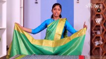 3 நிமிடத்தில் பட்டு புடவையை கட்டலாம்!  Silk Saree Pre-Pleating Tutorial | Ironing & Folding Tips
