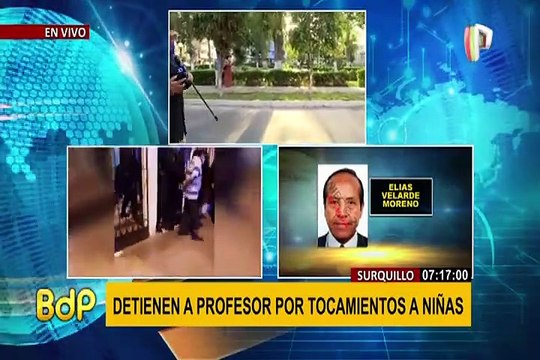Surquillo: profesor que realizaba tocamientos indebidos a niñas podría ir 15 años a prisión