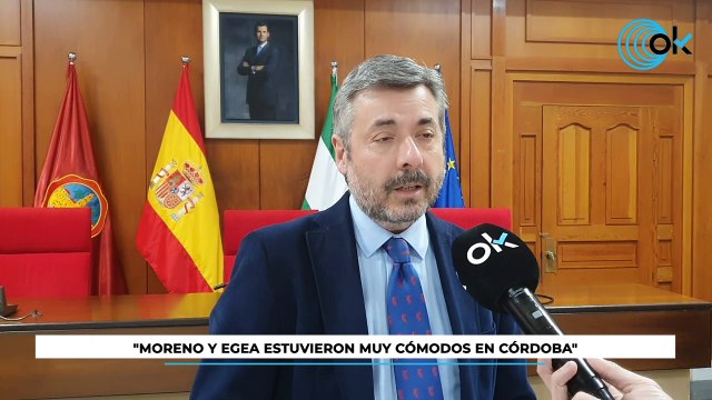 Miguel Ángel Torrico, teniente de alcalde de Córdoba: Moreno y Egea estuvieron muy cómodos en Córdoba