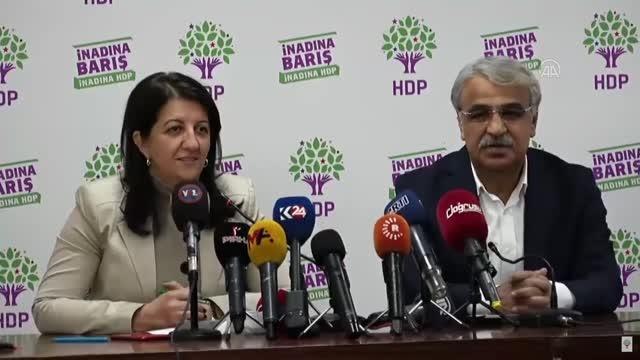 HDP Eş Genel Başkanları Buldan ve Sancar, MYK toplantısına ilişkin açıklama yaptı