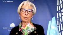 Le non rosee prospettive di ripresa nella zona euro, le parole della Lagarde