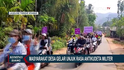 Tải video: Warga Desa di Myanmar Gelar Demo Anti Kudeta Militer