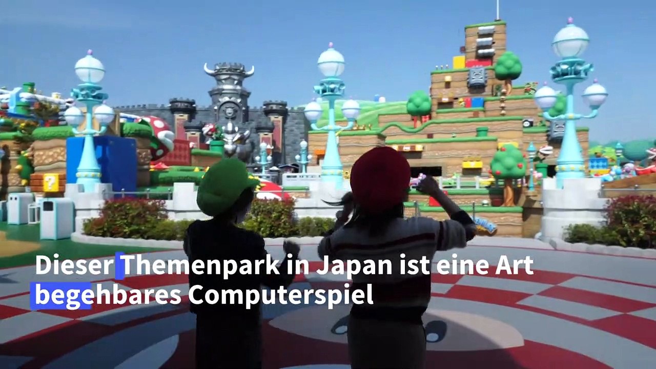 Neuer 'Super-Mario'-Themenpark in Japan begeistert Besucher