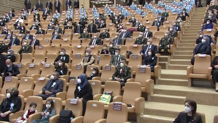 ANKARA - Cumhurbaşkanı Erdoğan: 'Her şehidimiz, her gazimiz, istiklalimizin ve istikbalimizin tescilinin sembolü olan mühürlerdir'