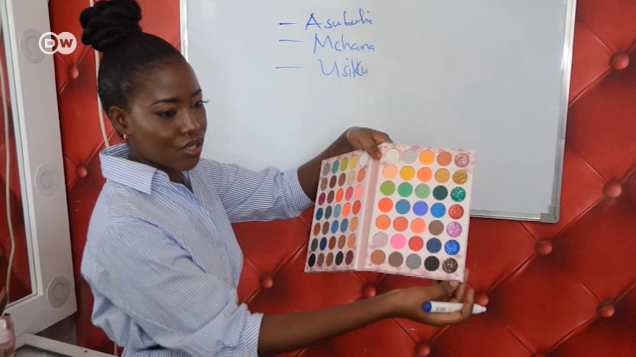 Coaching Tanzania's future beauty professionals