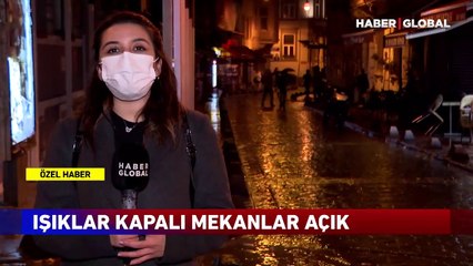 Işıklar kapalı mekanlar açık!