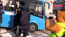 الشرطة الروسية أوقفت الآلاف خلال يوم جديد من التظاهرات للمطالبة بالإفراج عن المعارض أليكسي نافالني