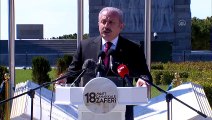 ÇANAKKALE - TBMM Başkanı Şentop, 18 Mart Şehitleri Anma Günü ve Çanakkale Deniz Zaferi'nin 106. Yılı töreninde konuştu (4)