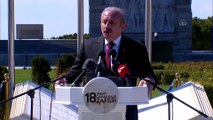 ÇANAKKALE - TBMM Başkanı Şentop, 18 Mart Şehitleri Anma Günü ve Çanakkale Deniz Zaferi'nin 106. Yılı töreninde konuştu (2)