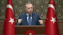 ANKARA - Cumhurbaşkanı Erdoğan: 'Milli andımız olan İstiklal Marşı'mız bize niçin birlik olmamız, vatanımıza sahip çıkmamız, devletimizi güçlendirmemiz gerektiğini anlatıyor'
