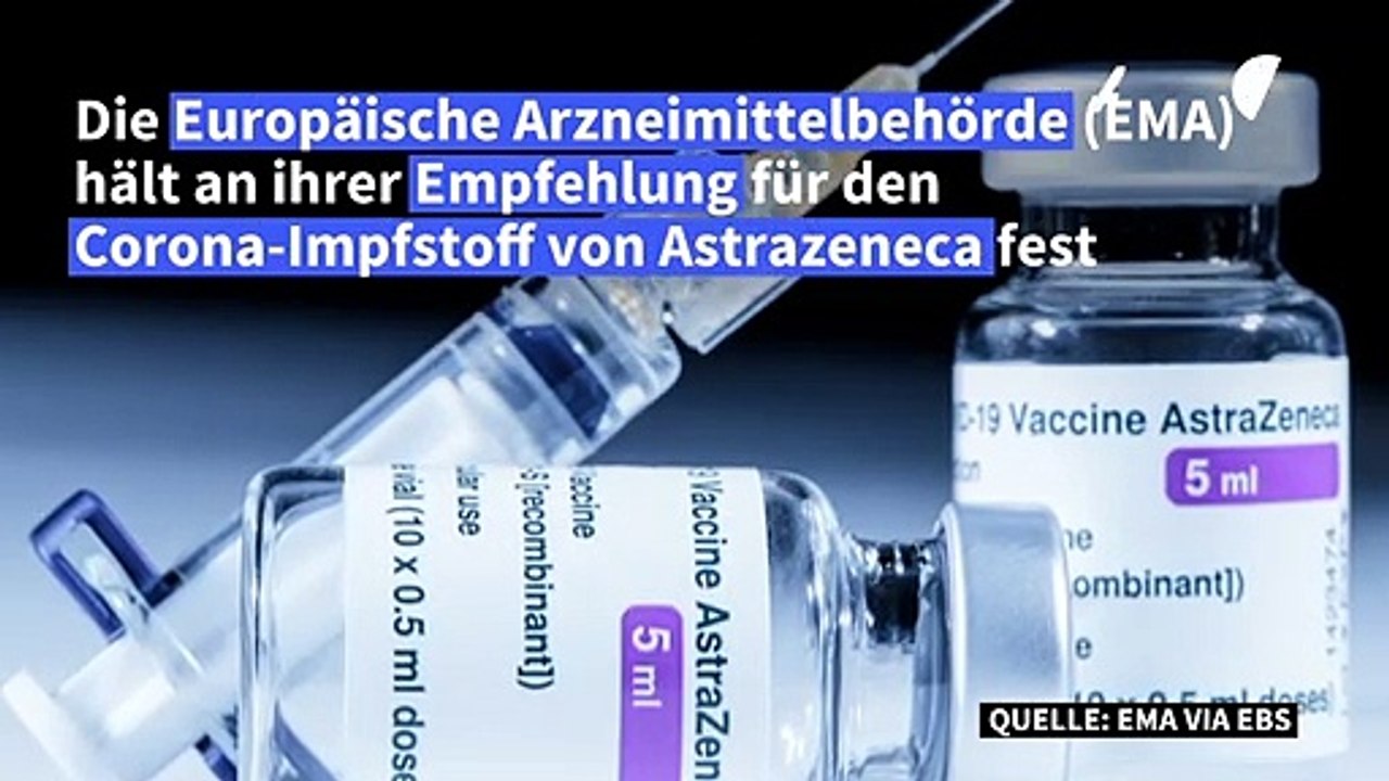 EMA: Corona-Impfstoff von Astrazeneca ist 'sicher und wirksam'
