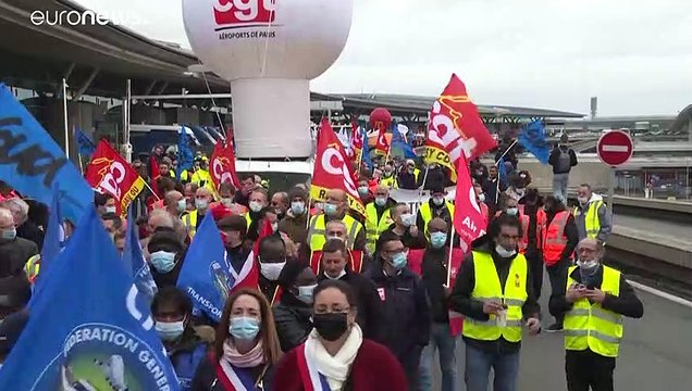 Aéroports désertés : à Roissy, mobilisation des personnels aéroportuaires