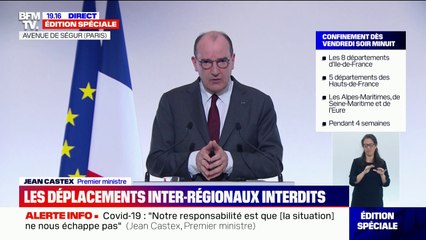 Jean Castex: "Au moins 4 jours sur 5 en télétravail, c’est l’objectif qu’il faut atteindre"