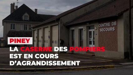 Agrandissement de la caserne des pompiers à Piney