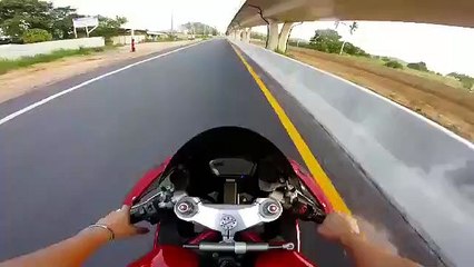 Biker saved puppies from death