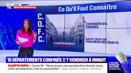 Скачать видео: Commerces, écoles, déplacements... 16 départements concernés par de nouvelles restrictions