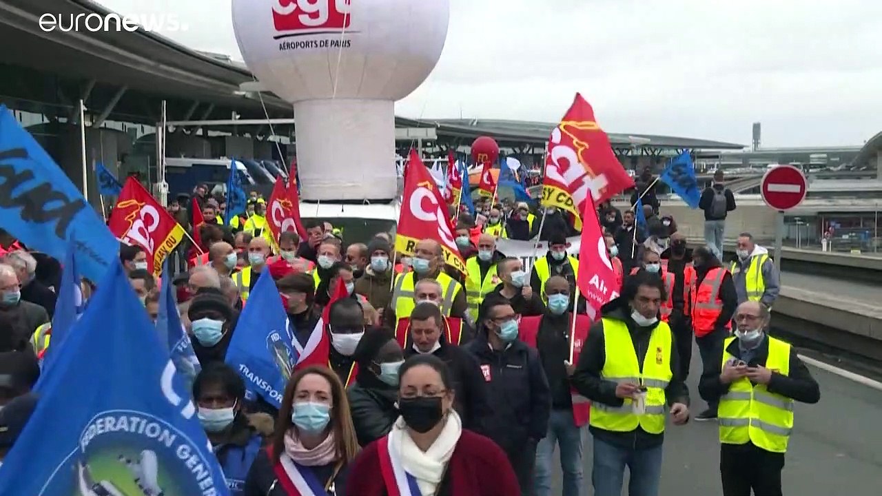In Paris und London streiken Beschäftige der Luftfahrtbranche