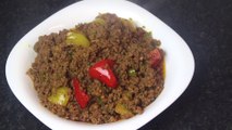 Shimla Mirch Keema By Cook With Faiza