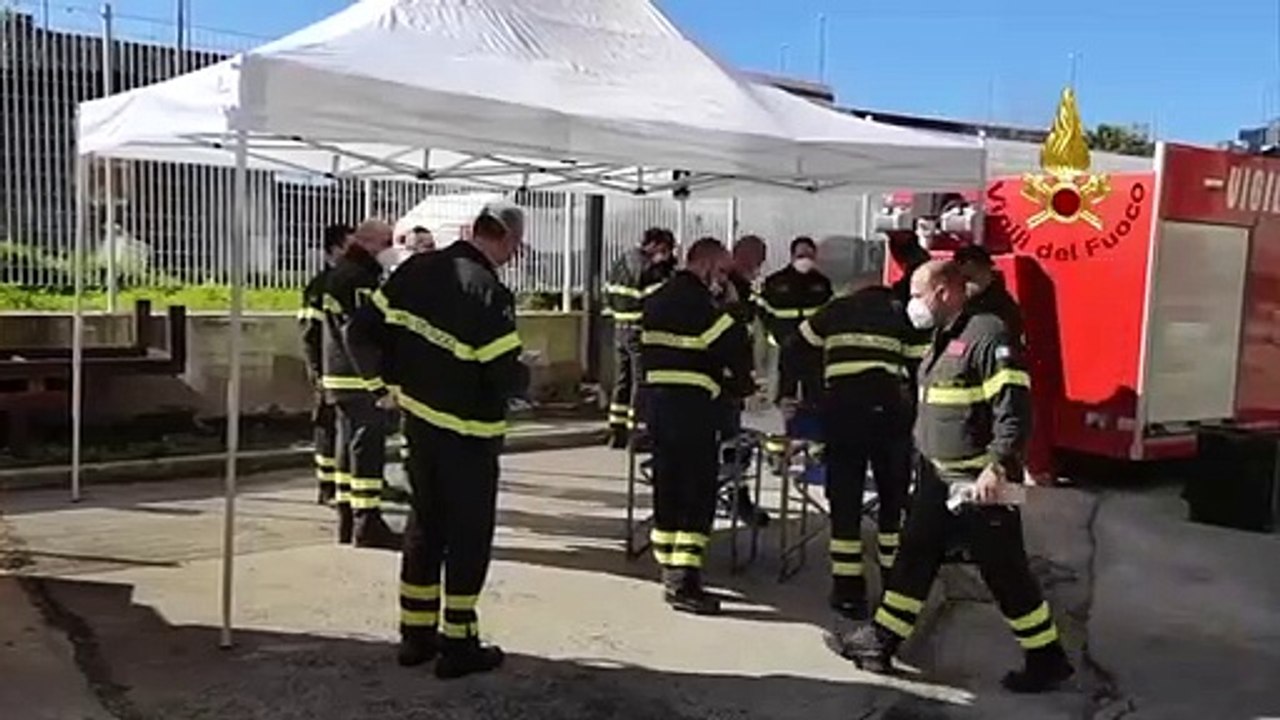 Napoli - Topografia, aggiornamento del nucleo Tas dei Vigili del Fuoco (22.03.21)
