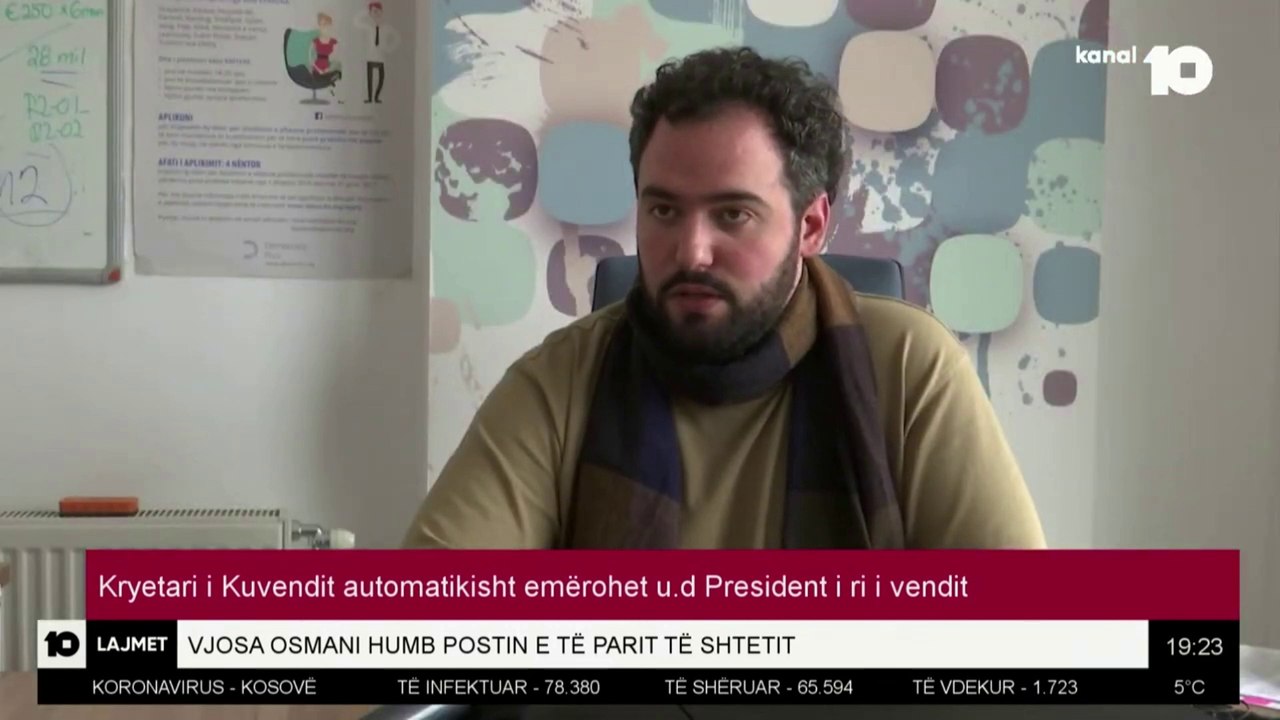 Kryetari i Kuvendit automatikisht  u.d i President i ri i vendit