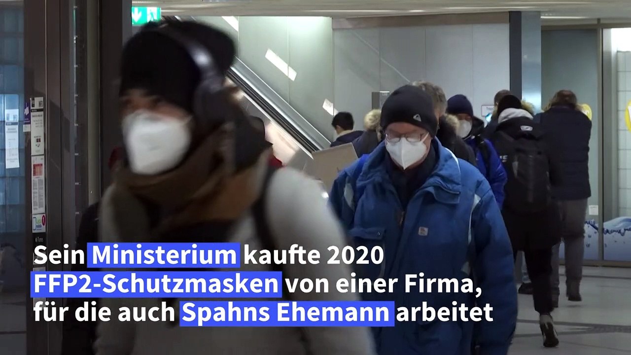 Spahns Ministerium kaufte Masken von Firma seines Mannes