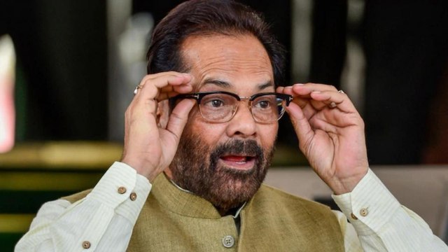 Mukhtar Abbas Naqvi reacts on Param Bir Singh letter
