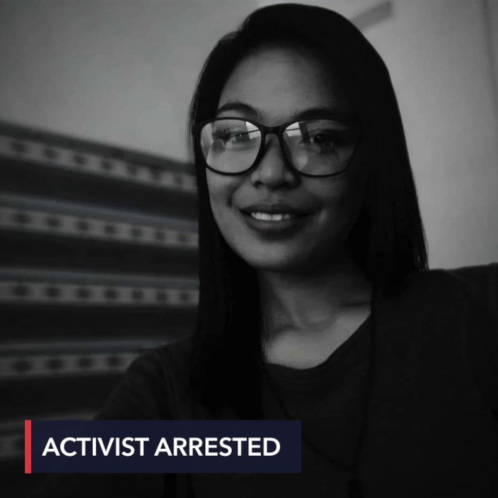 Police arrest 25-year-old activist Renalyn Tejero in Cagayan de Oro