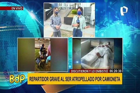 Chorrillos: joven repartidor está grave y pierde todos los dedos del pie tras violento atropello