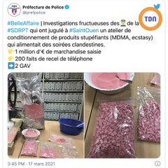 La police découvre de la poudre suspecte... de fraises Tagada