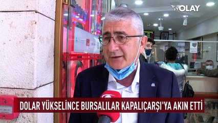 Bursalılar dövizcilere akın etti!