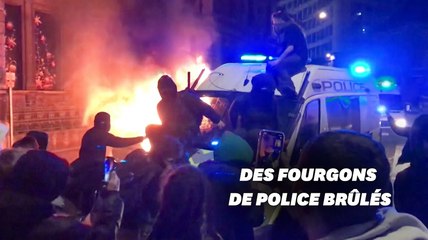 Angleterre : les images de la manifestation qui a dégénéré à Bristol