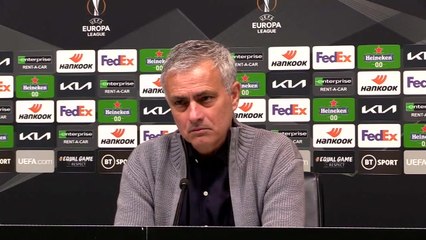 Mourinho questions attitude after Europa League exit