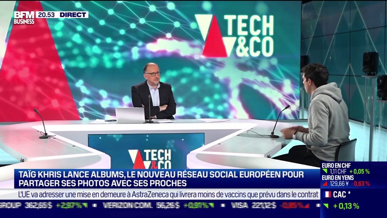 Taïg Khris (Entrepreneur) : Taïg Khris lance Albums, le nouveau réseau social européen pour partager ses photos avec ses proches - 18/03