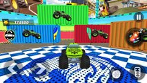 Monster Truck Mega Ramp New Car Racing Stunts 2021 Impossible 3D Xtreme City Car Android GamePlay #5