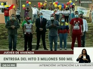 Gobierno entregó 120 viviendas dignas en el urbanismo Lomas de Guadalupe del estado Miranda