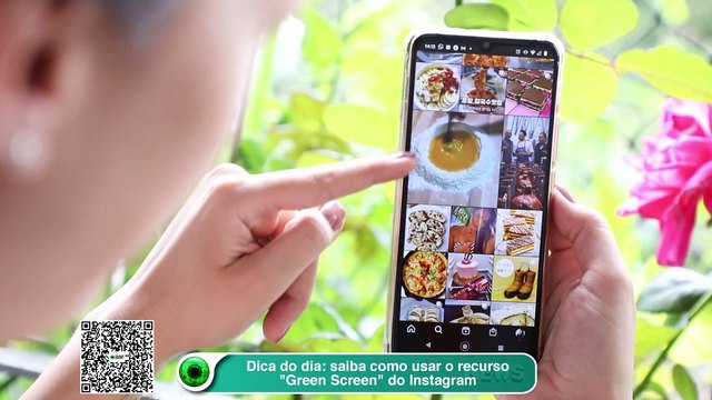 Dica do dia- saiba como usar o recurso -Green Screen- do Instagram