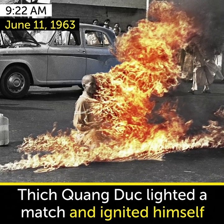 Amazing Story Of The Burning Monk Who Changed The World