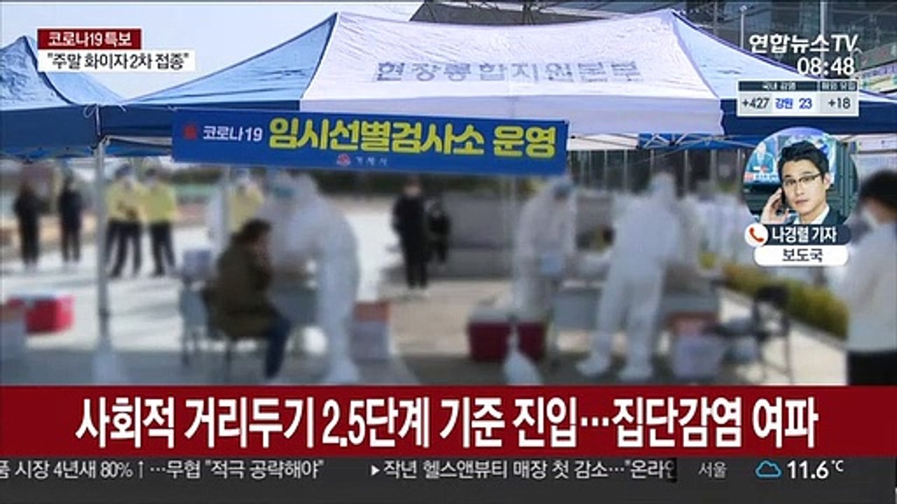 어젯밤 9시까지 421명 확진…400명 중후반 예상