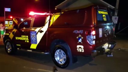 Jovem bate a cabeça ao cair de bicicleta no Bairro Interlagos; Socorristas e médico foram mobilizados