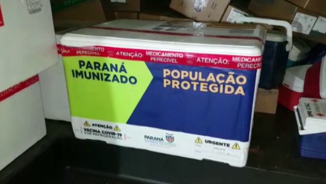 Remessa com mais doses da vacina contra a Covid-19 chega a Cascavel