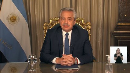 La cadena nacional de Alberto Fernández por el año del decreto de la cuarentena